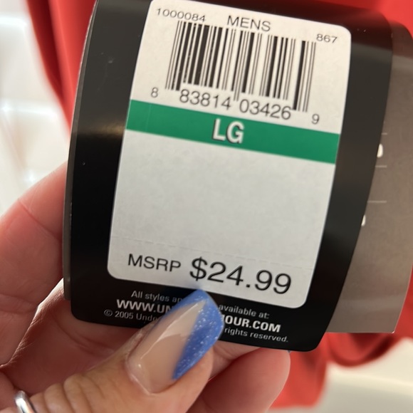 NWT Under Armour Heat Gear Training Shirt Mens size Large - Picture 5 of 5